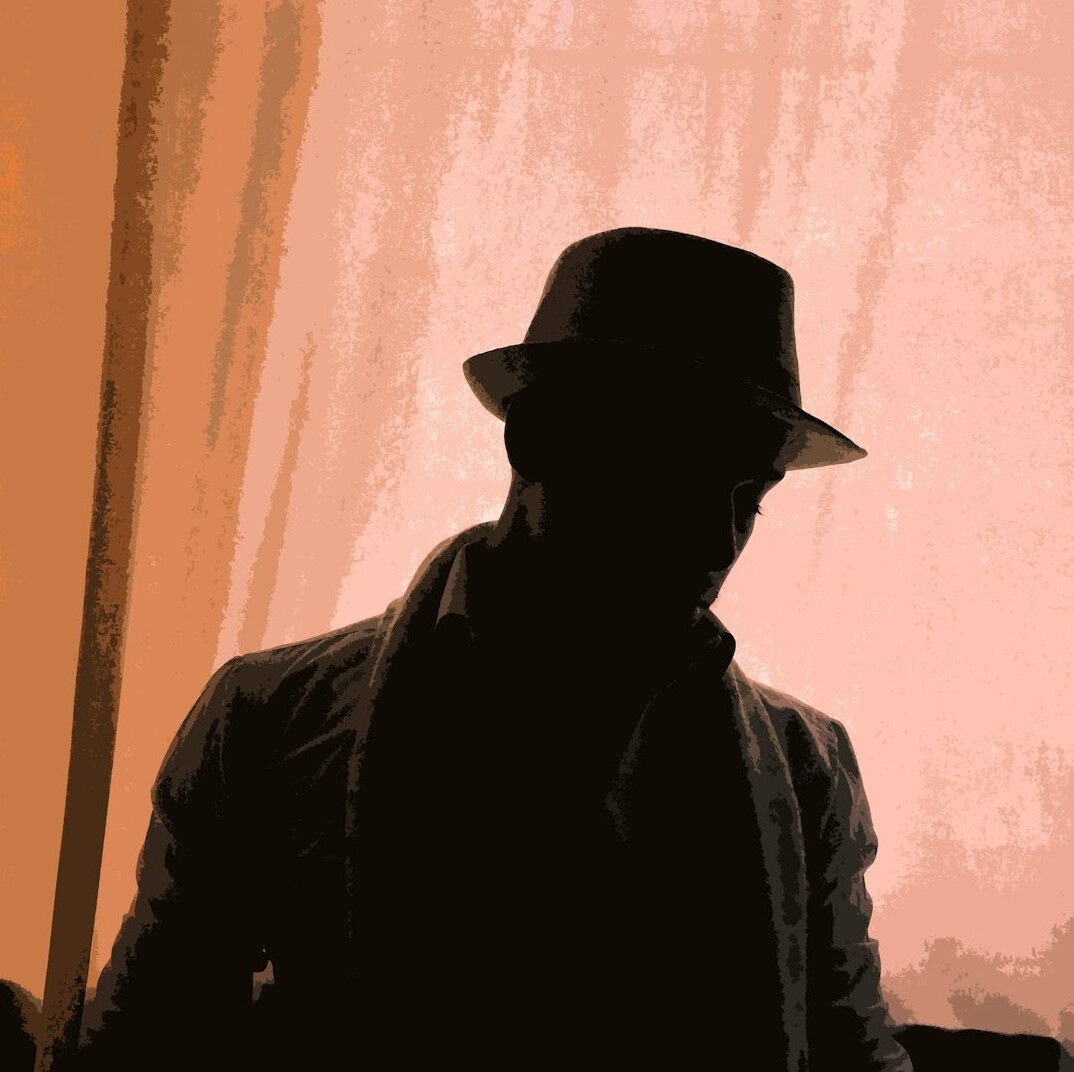 detective in shadow